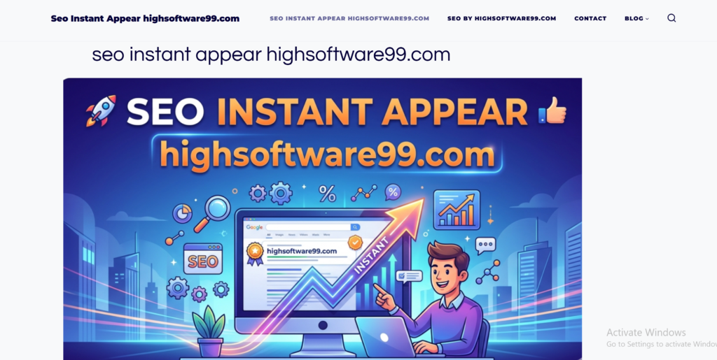 seo instant appear highsoftware99.com
